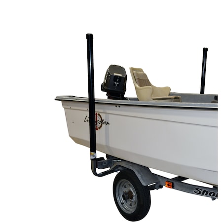 C.E. Smith Post Guide-On, 60 in., Blk PVC, Boxed 27646